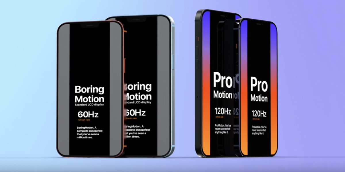 ProMotion display of Apple